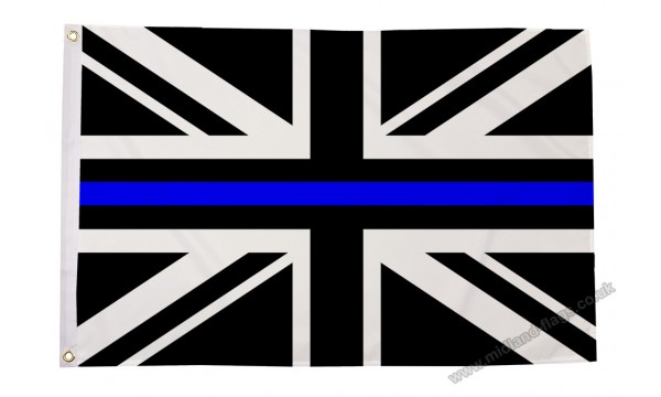 Union Jack Thin Blue Line Flag